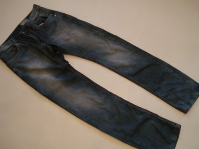 ŚWIETNE spodnie jeansy PEBO r.30(pas 80-82cm)