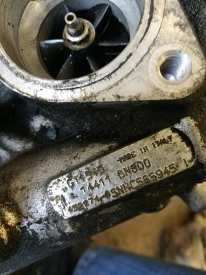 Турбонагнетатель 14411bn800 nissan almera 2.2 фото №1