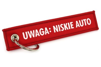 Brelok zawieszka do kluczy Uwaga: Niskie Auto