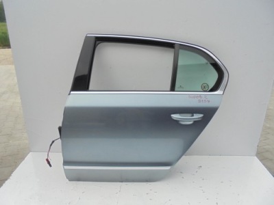 Двері лівий задня skoda superb 2 9157 фото №1