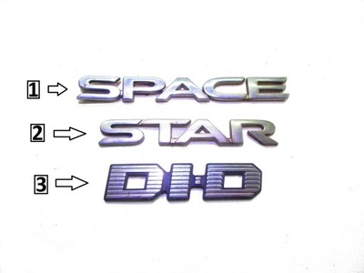 MITSUBISHI SPACE STAR 02-05 LOGO EMBLEM SIGN  