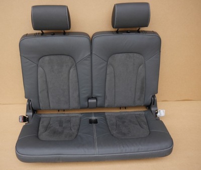 Audi q7 4l заднее сиденье задняя сиденье кожа alcantara фото №1