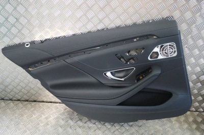 Лівий обшивка двері задня mercedes w222 long шкіра фото №1