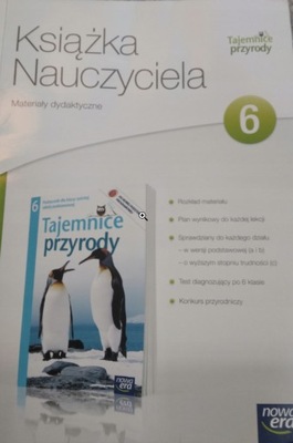 TAJEMNICE PRZYRODY 6 KSIĄZKA NAUCZYCIELA NOWA ERA