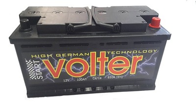 АККУМУЛЯТОР VOLTER 12V 100 AH 850A