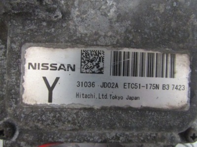 Блок керування коробки 31036jd02a 2.0 b qashqai j10 07r фото №1