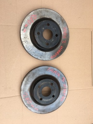 YARIS 3 DISCOS DE FRENADO PARTE DELANTERA 280 MM  