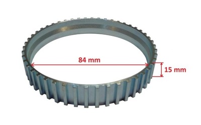 RING CROWN ABS 48 TEETH PEUGEOT 206 FRONT  