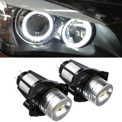 DIODO LUMINOSO LED MARKERY COLOR BLANCO ANILLOS BMW E90 E91 POTENCIA 14W LEDOWE 6000K ULTRA FRÍA BIEL  