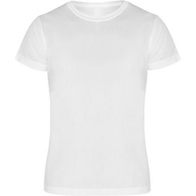 T-shirt sportowy dziecięcy koszulka biała 128