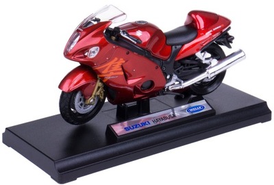 SUZUKI HAYABUSA METAL/PL MODEL WELLY MOTOCYKL 1:18