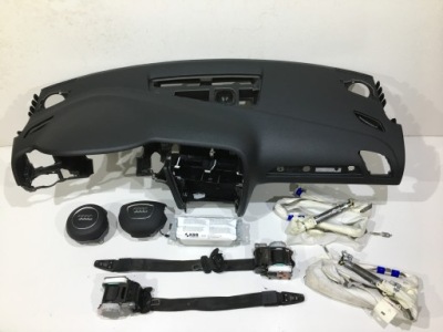 Audi a4 b8 8k0 lift панель приладів консоль подушка безпеки ремені фото №1