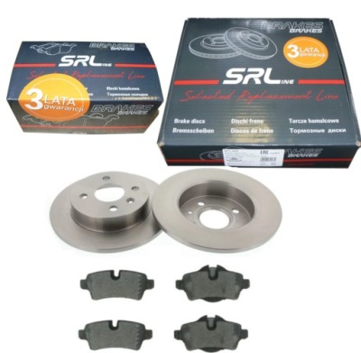 SRL DISQUES PLAQUETTES ARRIÈRE MINI R50 R53 R55 R57 R58 R59 