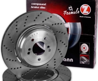 DISCOS DE FRENADO BMW 5 E60 M5 04-10 PARTE TRASERA ZIMMERMAN  