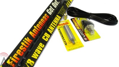 Antena CB OffRoad NAJLEPSZA Firestik FL4 +ZESTAW C