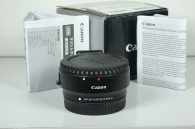 CANON EF-EOS M-W IDEALNYM STANIE-JAK NOWY!