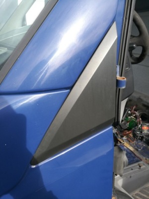 Трикутник дзеркало лівий vw crafter sprinter молдинг фото №1