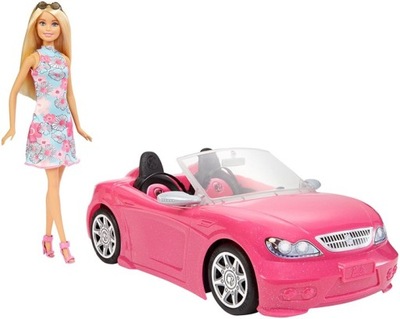 Barbie luksusowy kabriolet (DJR55) Kabriolet + lalka