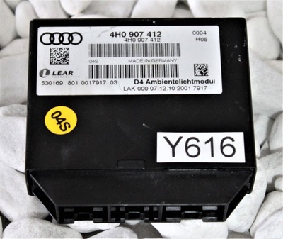 AUDI A4 A5 MODULIS VALDIKLIS APŠVIETIMO 4H0907412 