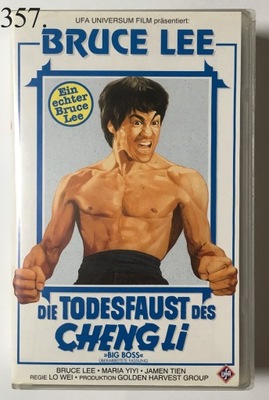 BRUCE LEE Die Todesfaust Kaseta VHS VIDEO
