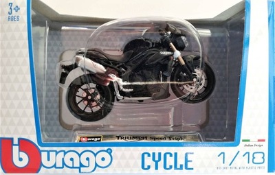 motocykl BBURAGO 1:18 Triumph Speed Triple 0009