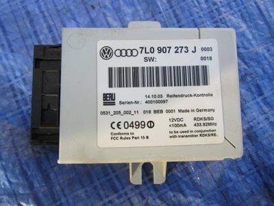 Модуль тиску porsche cayenne '04 7l0907273j фото №1