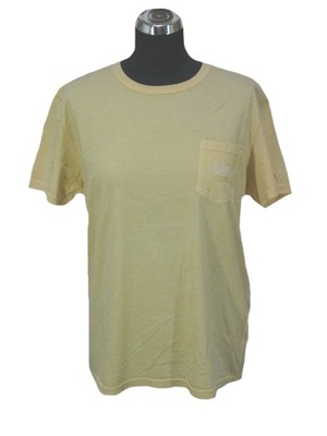 T-shirt Męski Lee Żółty z Kieszonką rozmiar M