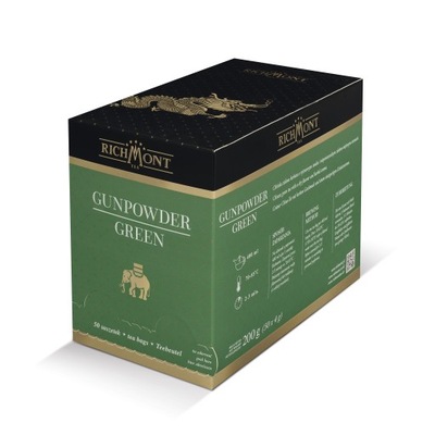 Herbata Richmont zielona GUNPOWDER GREEN 50 szt.