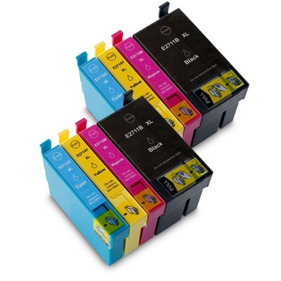 8x TUSZ DO EPSON T2711-2714 WF-7710DWF WF-7610DWF