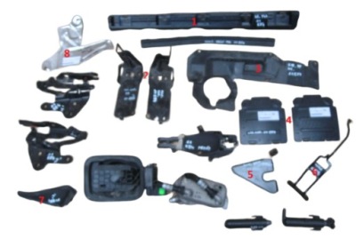 Кронштейн поріг радіатор bmw x1 e84 оригінал фото №1