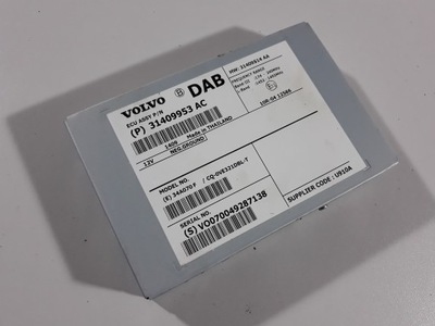 Volvo v40 12- тюнер радио 31409953 фото №1