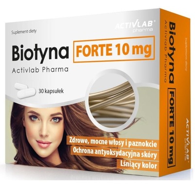 ACTIVLAB BIOTYNA FORTE 30k SKÓRA PAZNOKCIE WŁOSY