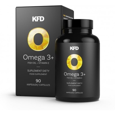 KFD OMEGA 3+ 90 kaps. - 330 EPA + 220 EPA + WIT. E