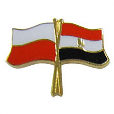 Przypinka pin wpinka flaga POLSKA-Egipt