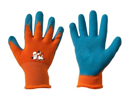 Rękawiczki ochronne robocze dla dzieci rozmiar 2 dla 4-6 lat