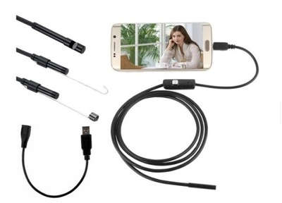 ENDOSKOP KAMERA INSPEKCYJNA ANDROID USB 2M 5,5mm