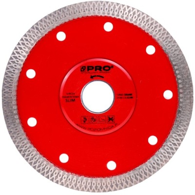 DIAMOND DISK TENKÉHO PORCELÁNU GLAZÚRA 125 mm 'PRO'