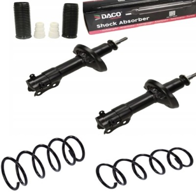 2 амортизатори пружини перед renault kangoo i фото №1