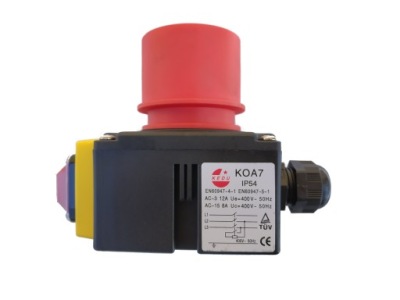 Prepínač KEDU KOA7 3 fázový. 400 V motor