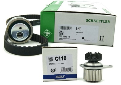 Ina грм + насос do peugeot 306 partner 1.1 фото №1