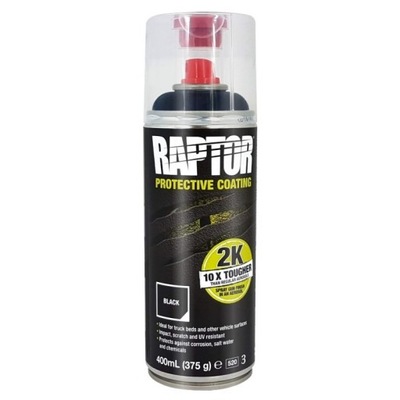 U-POL RAPTOR Środek Ochrony Czarny Spray - 400 ml