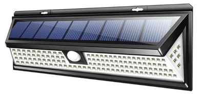 Lampa solarna czujnik zmierzch ruchu 118 LED mocna