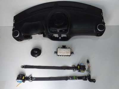 Kia soul 2 ii приборная панель консоль подушка безопасности подушки безопасности ремни оригинал демонтаж фото №1