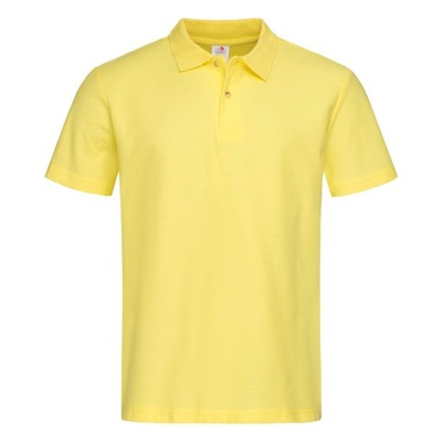 Promo Męska Koszulka Polo Stedman YEL żółta r.M