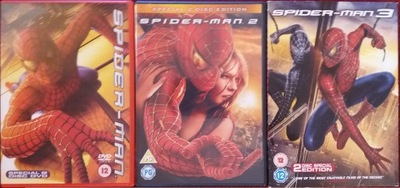 SPIDER-MAN - 1,2,3 ( 6 DVD ) RAIMI MAGUIRE DUNST