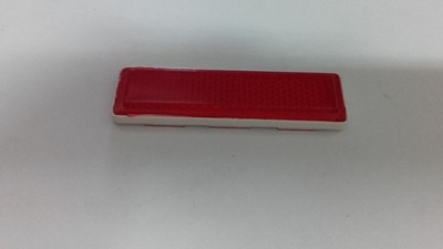 Відбивач червоний 69x19,5 przyklejany lublin фото №1