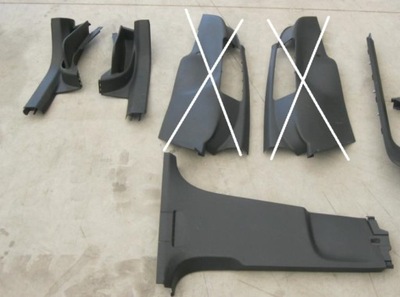 Vw tiguan 5n поріг пороги пластик пластики салону фото №1