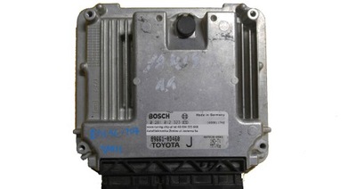 Ecu toyota yaris 0281012323 89661-0d460 фото №1