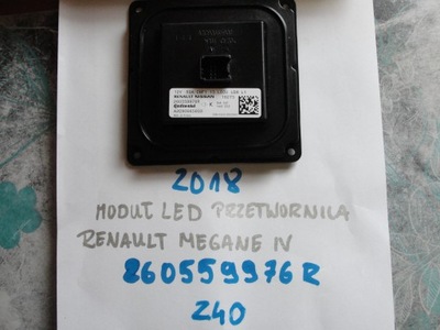Перетворювач модуль led megane iv 860559976r фото №1