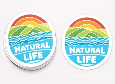 NAKLEJKI ETYKIETY Z WŁASNYM NADRUKIEM NAPISEM LOGO